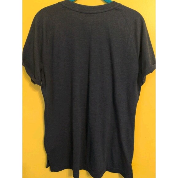 Adidas Women's Sporting Kansas City MLS Soccer Super Soft T-Shirt Navy/Gray Sz L - Picture 8 of 8